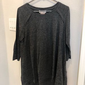 Jessica Simpson Heather Grey Nursing Top